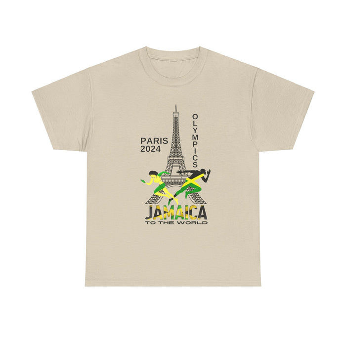 Jamaican Olympics Eifel Front Unisex Heavy Cotton Tee - Various Colors