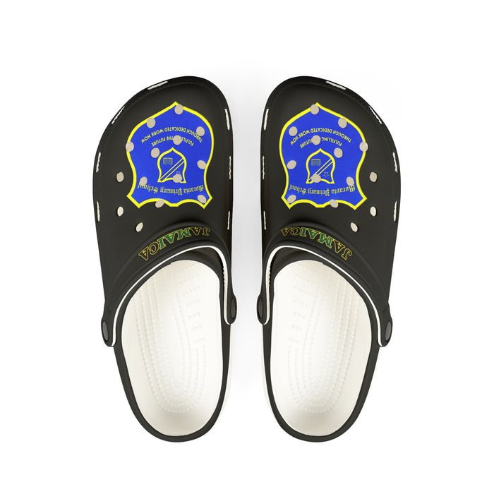 Moravia Primary School Logo EVA Foam Rubber Shoes Slip-ons CLOGS