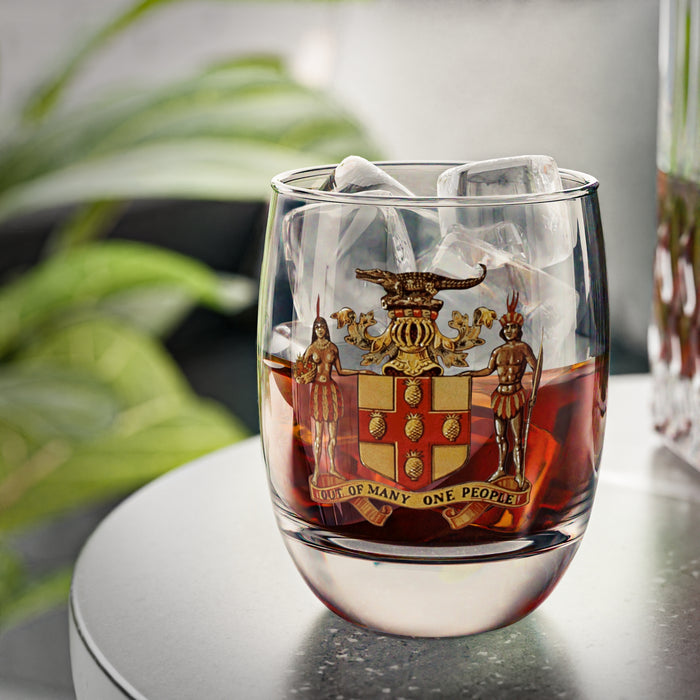 Custom Whiskey Glass (Coat of Arms)