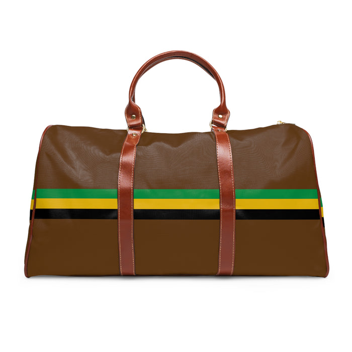 Waterproof Travel Bag (Jamaica Stripe)