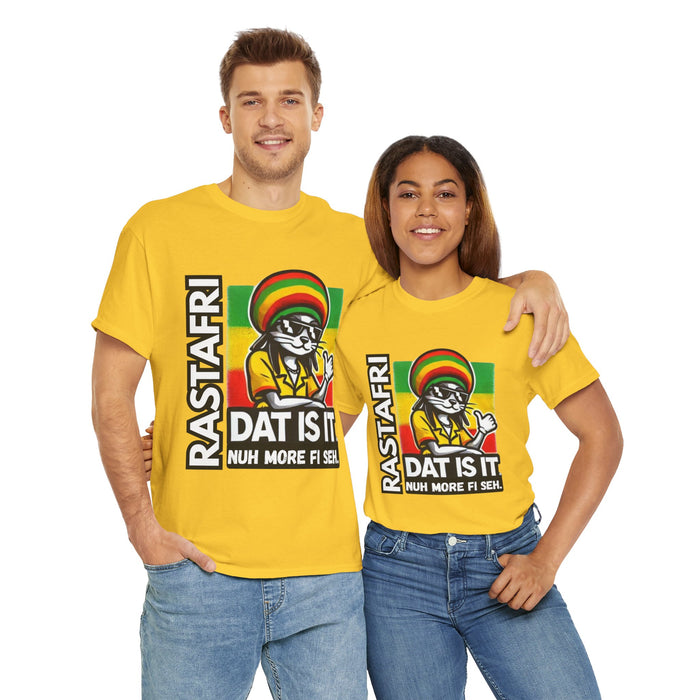 Rastafari DAT IS  IT Unisex Heavy Cotton Tee  -  (Express Delivery available)