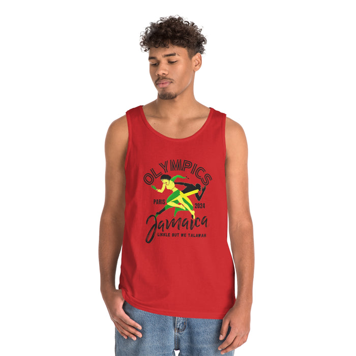 Jamaican Olympic Talawah Unisex Heavy Cotton Tank Top - Various Colors