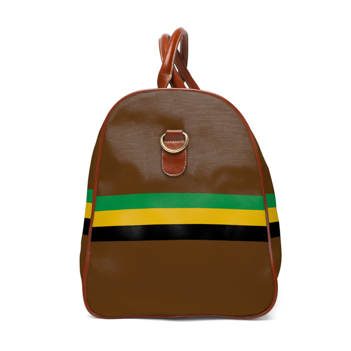 Waterproof Travel Bag (Jamaica Stripe)