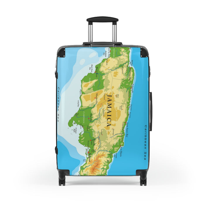 Jamaica Map Suitcase