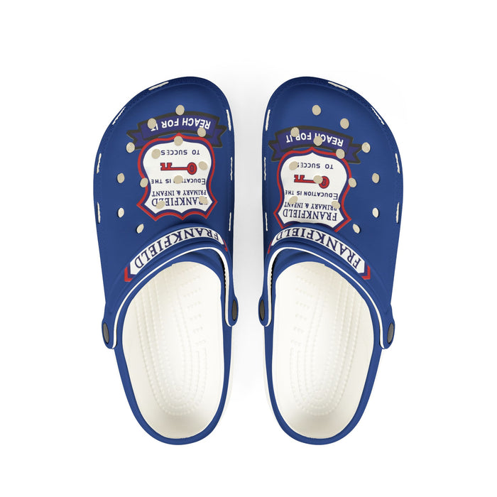 Frankfield Primary School Logo EVA Foam Rubber Shoes Slip-ons CLOGS