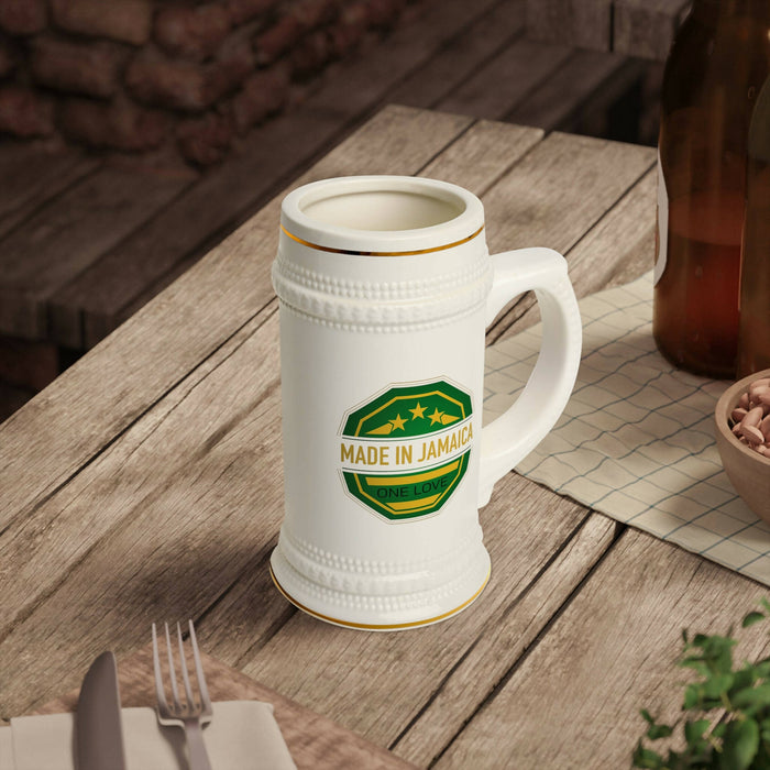Made In Jamaica Logo Beer Stein Mug
