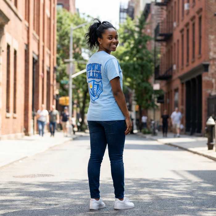 EAHS Alumni Tee - Edwin Allen High School Alumni Shirt - EAHS ALUMNI Front - Crest Back - Unisex T-Shirt EAHS Alumni Tee - Edwin Allen High School Alumni Shirt - EAHS ALUMNI Front - Crest Back - Unisex T-Shirt