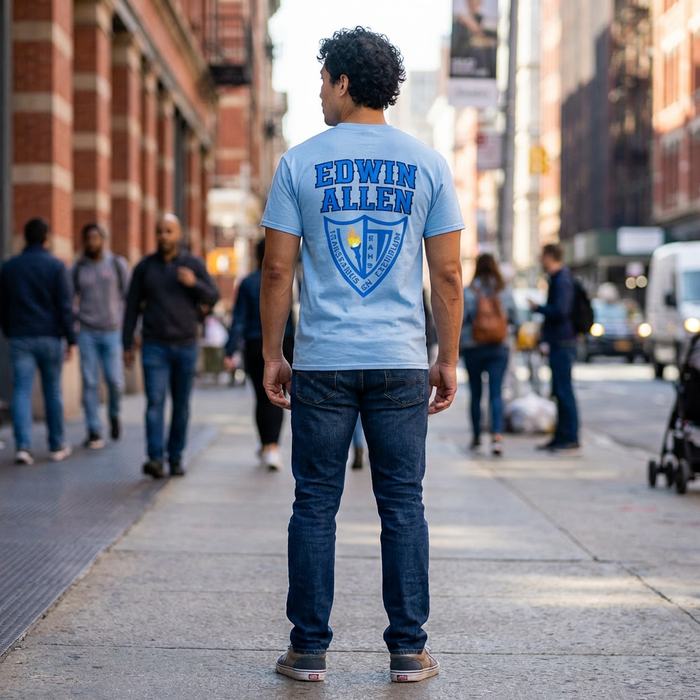 EAHS Alumni Tee - Edwin Allen High School Alumni Shirt - EAHS ALUMNI Front - Crest Back - Unisex T-Shirt EAHS Alumni Tee - Edwin Allen High School Alumni Shirt - EAHS ALUMNI Front - Crest Back - Unisex T-Shirt