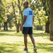  EAHS Edwin Allen Blue Tee - Crest Front - Built on Speed Back - Unisex T-Shirt