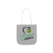  I Love Jamaica Canvas Tote Bag, 5-Color Straps