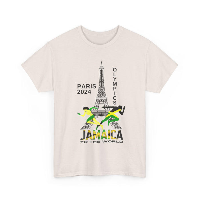 Jamaican Olympics Eifel Front Unisex Heavy Cotton Tee - Various Colors