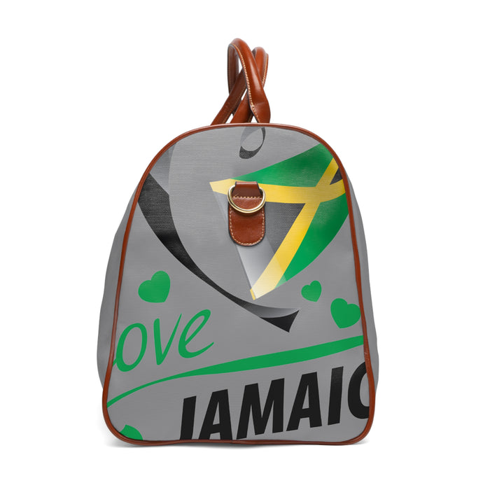 Waterproof Travel Bag - I Love Jamaica