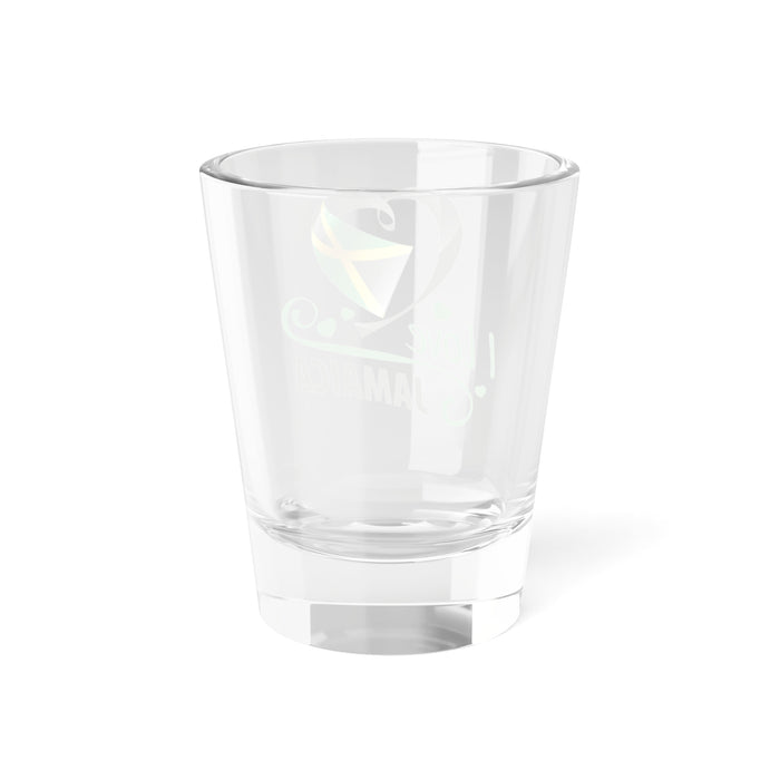 I Love Jamaica Shot Glass, 1.5oz