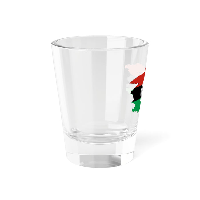 Pan African Shot Glass, 1.5oz (One Love)