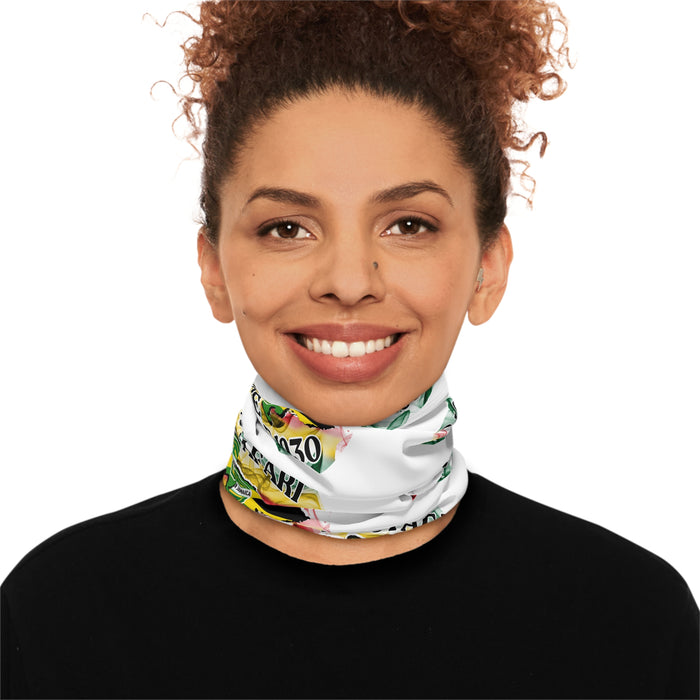 Winter Neck Gaiter With Drawstring (Rastafari)