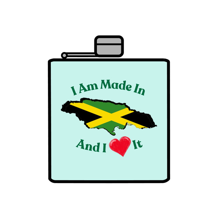 Made In Jamaica Stainless Steel Flask, 6oz