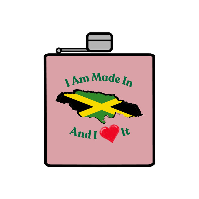 Made In Jamaica Stainless Steel Flask, 6oz