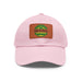  Made in Jamaica Dad Hat with Leather Patch (Rectangle)