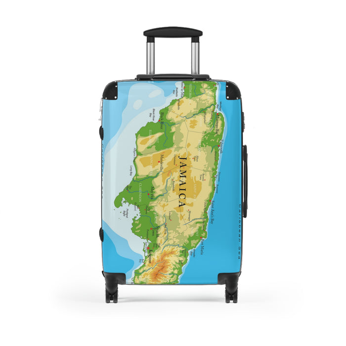 Jamaica Map Suitcase