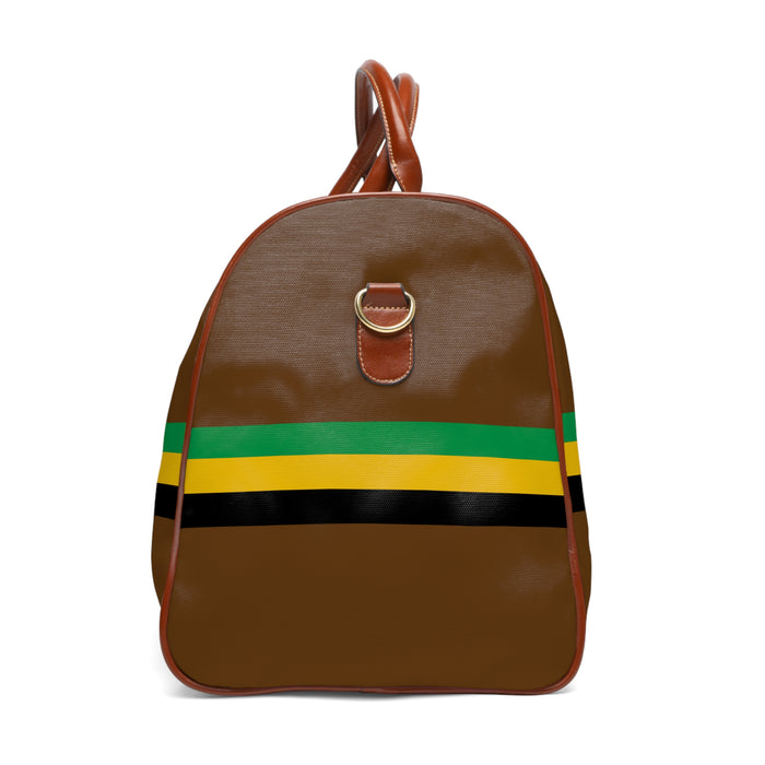 Waterproof Travel Bag (Jamaica Stripe)