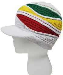 Olive Mesh Tam Green-Yellow-Red