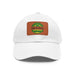  Made in Jamaica Dad Hat with Leather Patch (Rectangle)