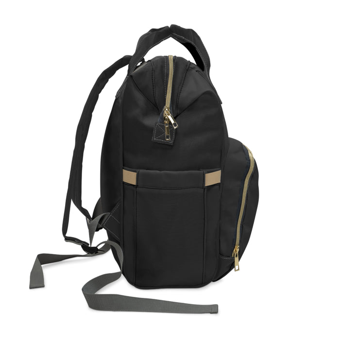 Multifunctional Black Diaper Backpack (Jamaica)