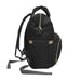  Multifunctional Black Diaper Backpack (Jamaica)