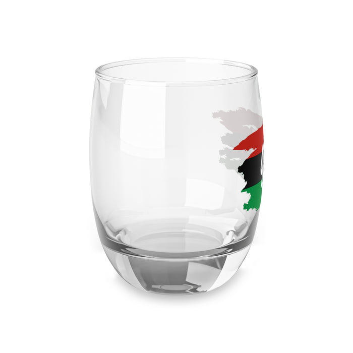 Custom Whiskey Glass (Pan African - One Love)