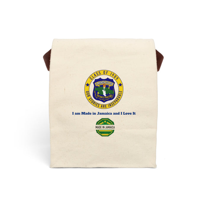 89ers Custom Canvas Lunch Bag With Strap