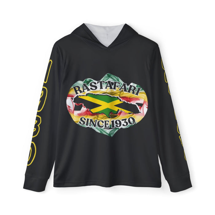 Rastafari 1930 Men's Black Sports Warmup Hoodie