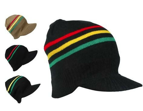 Olive Mesh Tam Green-Yellow-Red