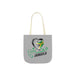  I Love Jamaica Canvas Tote Bag, 5-Color Straps