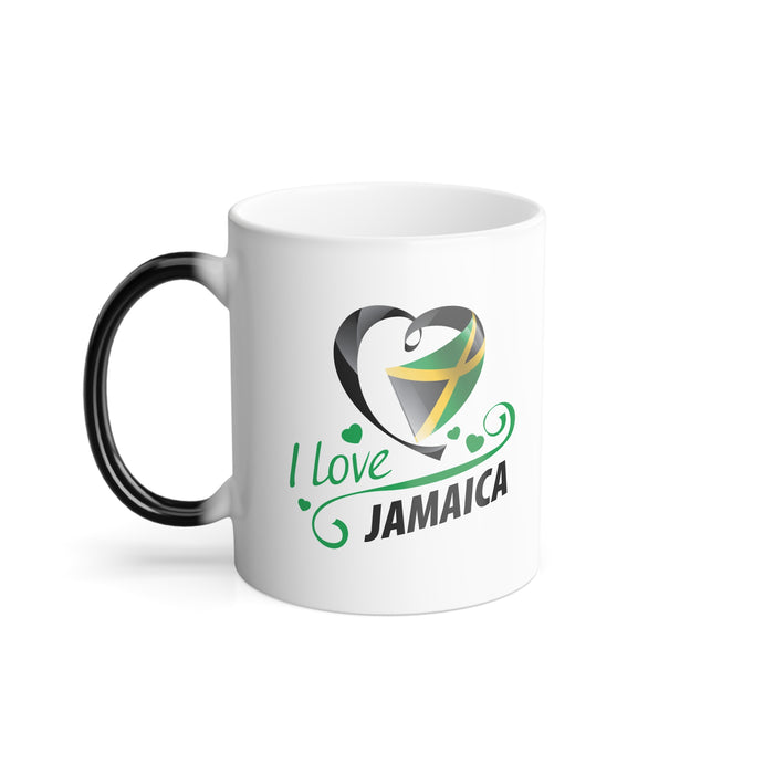 I love Jamaica White Morphing Mug, 11oz