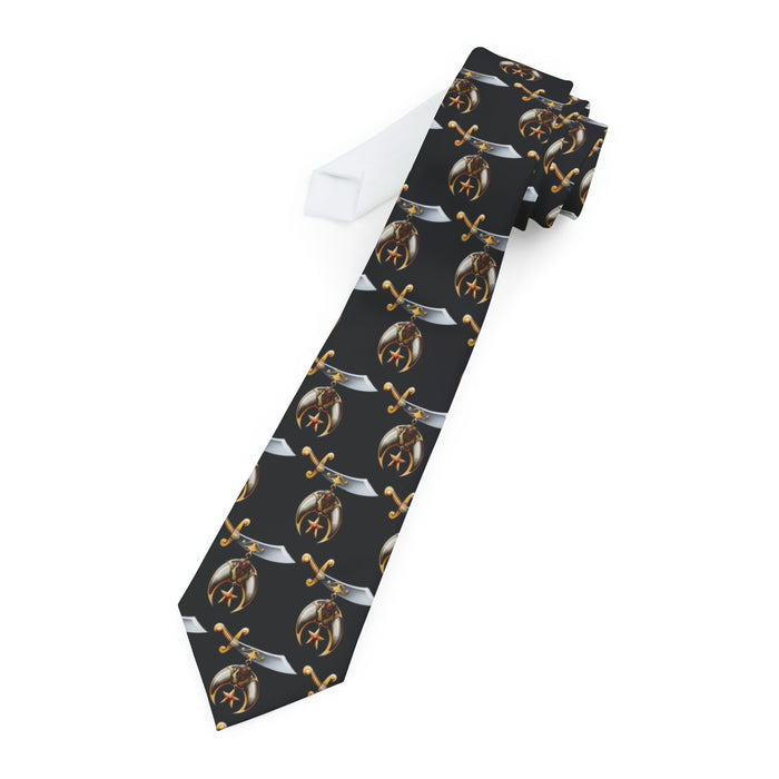 Shriner Black Necktie