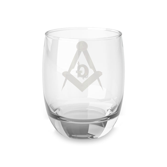 Custom Whiskey Glass (Masonic)