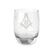  Custom Whiskey Glass (Masonic)