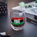  Custom Whiskey Glass (Pan African - One Love)