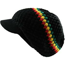 Olive Mesh Tam Green-Yellow-Red