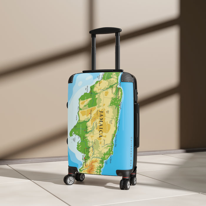 Jamaica Map Suitcase