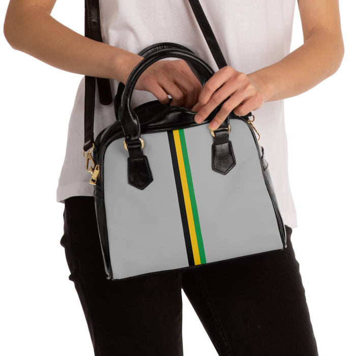 Shoulder Handbag (Jamaica Stripe)