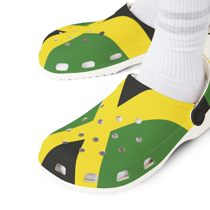 Jamaica Flag Unisex - EVA Foam Rubber Shoes Slip-ons CLOGS