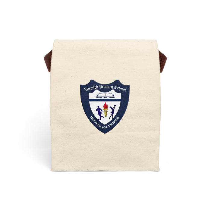 Norwich Logo Canvas Lunch Bag With Strap