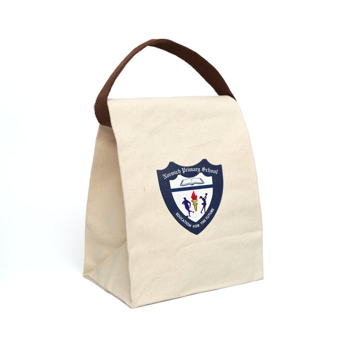 Norwich Logo Canvas Lunch Bag With Strap