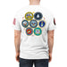  White Unisex Cut & Sew Tee, Military Retiree, USMC