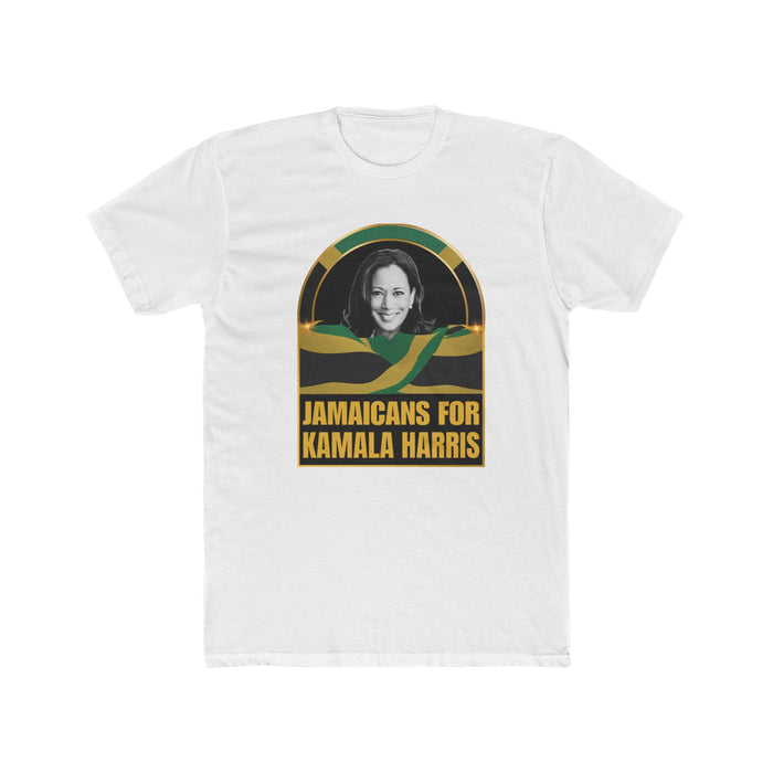 Jamaicans For Kamala Harris - Unisex Cotton Crew Tee