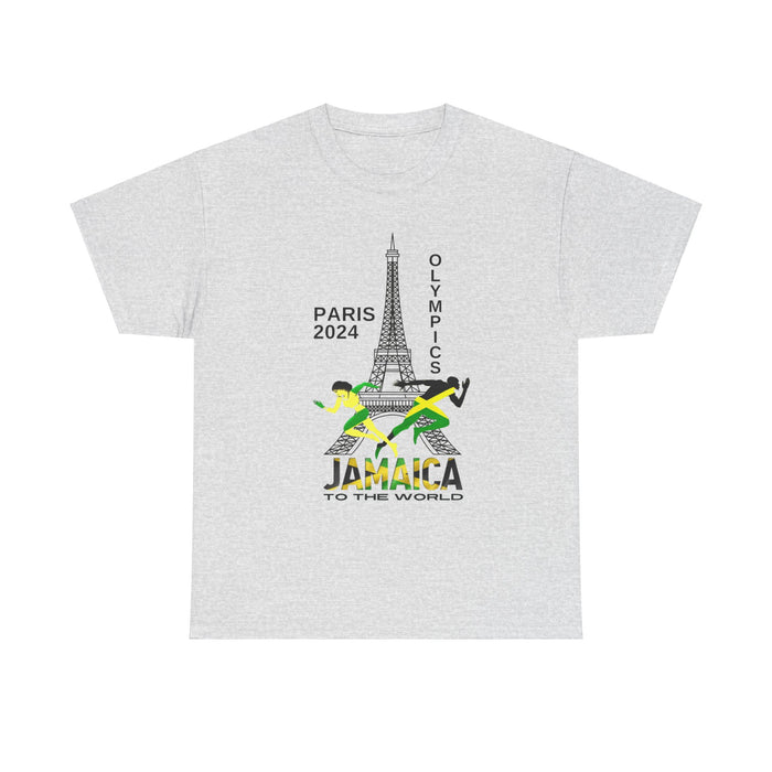 Jamaican Olympics Eifel Front Unisex Heavy Cotton Tee - Various Colors