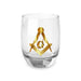  Custom Whiskey Glass (Masonic)