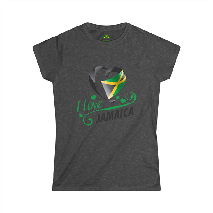 Women's Softstyle Tee (I Love Jamaica)