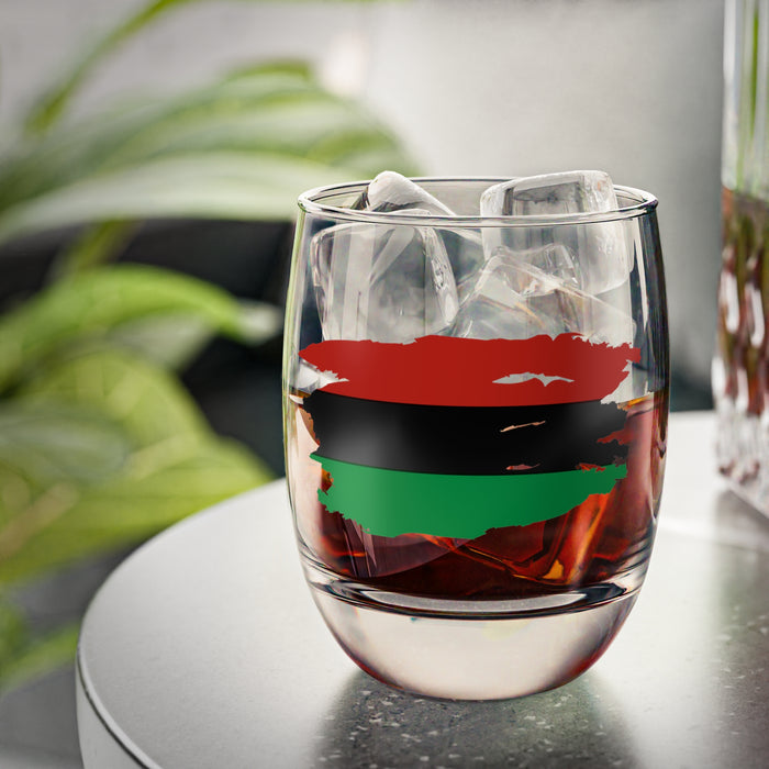 Custom Whiskey Glass (Pan African)